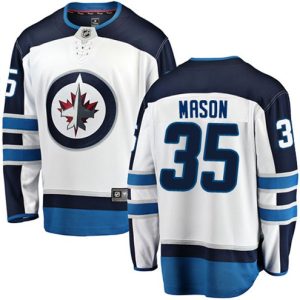 Boern-NHL-Winnipeg-Jets-Ishockey-Troeje-Steve-Mason-35-Breakaway-Hvid-Fanatics-Branded-Ude