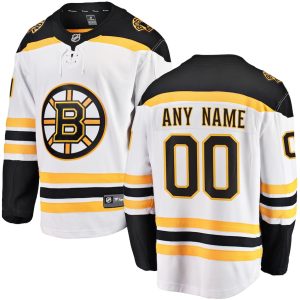 Boston-Bruins-Tilpasset-Troeje-Fanatics-Branded-Hvid-Breakaway
