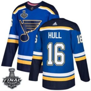 Brett-Hull-Maend-Blues-Royal-Hjemme-Blaa-2019-Stanley-Cup-Final-Stitched