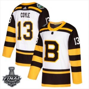 Charlie-Coyle-Bruins-Classic-Hvid-2019-Stanley-Cup-Final-Stitched