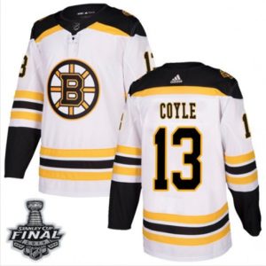 Charlie-Coyle-Bruins-Ude-Hvid-2019-Stanley-Cup-Final-Stitched