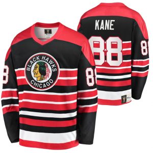 Chicago-Blackhawks-Troeje-Patrick-Kane-Heritage-Vintage-Premier-Sort-Roed