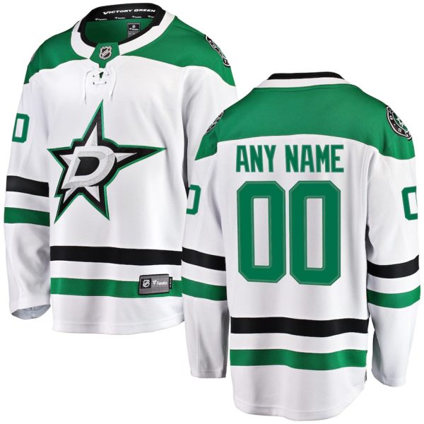 Dallas-Stars-Troeje-Fanatics-Branded-Ude-Breakaway-Tilpasset-Hvid