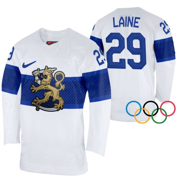 Finland-Hockey-Patrik-Laine-2022-Winter-Olympics-Hvid-Hjemme