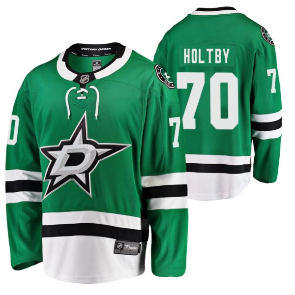 JnhlpelipaidatfiJoukkueen-PelipaidatDallas-Stars-Troeje-Braden-Holtby-2021-Groen-Hjemme-Player-.webp