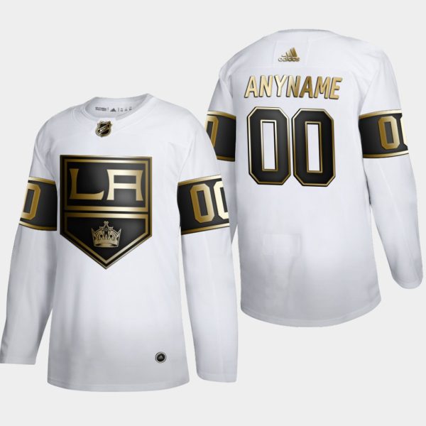 Los-Angeles-Kings-Tilpasset-Troeje-00-NHL-Golden-Edition-Hvid-Authentic