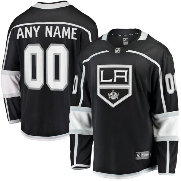 Los-Angeles-Kings-Troeje-Fanatics-Branded-202021-Hjemme-Breakaway-Sort-Tilpasset