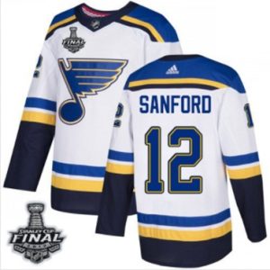 Maend-Blues-12-Zach-Sanford-Hvid-2019-Stanley-Cup-Final-Stitched