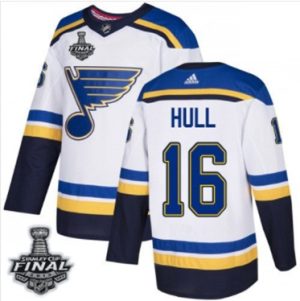 Maend-Blues-16-Brett-Hull-Hvid-2019-Stanley-Cup-Final-Stitched