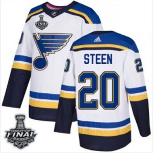 Maend-Blues-20-Alexander-Steen-Hvid-2019-Stanley-Cup-Final-Stitched
