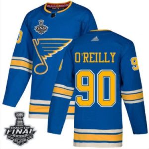 Maend-Blues-90-Ryan-OReilly-Blaa-Alternate-2019-Stanley-Cup-Final-Stitched