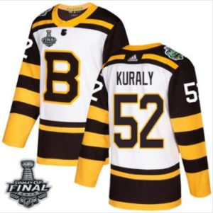 Maend-Bruins-52-Sean-Kuraly-Hvid-Classic-2019-Stanley-Cup-Final-Stitched