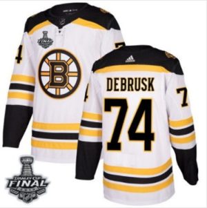 Maend-Bruins-74-Jake-DeBrusk-Hvid-2019-Stanley-Cup-Final-Stitched