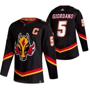 Maend-Calgary-Flames-Troeje-Mark-Giordano-5-2022-Reverse-Retro-Sort-Authentic