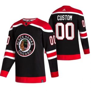 Maend-Chicago-Blackhawks-Troeje-Custom-2022-Reverse-Retro-Graa-Authentic