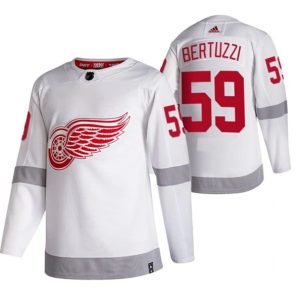 Maend-Detroit-Red-Wings-Troeje-Tyler-Bertuzzi-59-2022-Reverse-Retro-Hvid-Authentic