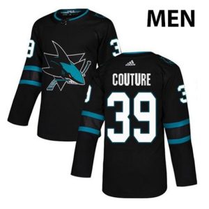 Maend-Logan-Couture-San-Jose-Sharks-Troeje-Sort-2019-NHL-All-Star