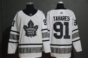 Maend-Maple-Leafs-91-John-Tavares-Hvid-2019-NHL-All-Star