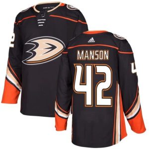 Maend-NHL-Anaheim-Ducks-Troeje-Josh-Manson-42-Sort-Authentic