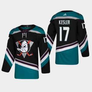 Maend-NHL-Anaheim-Ducks-Troeje-Ryan-Kesler-17-2018-19-Sort-Teal-Authentic