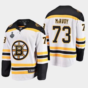 Maend-NHL-Boston-Bruins-Troeje-Charlie-McAvoy-73-Stanley-Cup-Final-Ude-Breakaway-Hvid-Youth