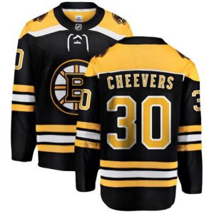 Maend-NHL-Boston-Bruins-Troeje-Gerry-Cheevers-30-Breakaway-Sort-Fanatics-Branded-Hjemme