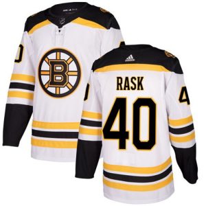 Maend-NHL-Boston-Bruins-Troeje-Tuukka-Rask-40-Authentic-Hvid-Ude