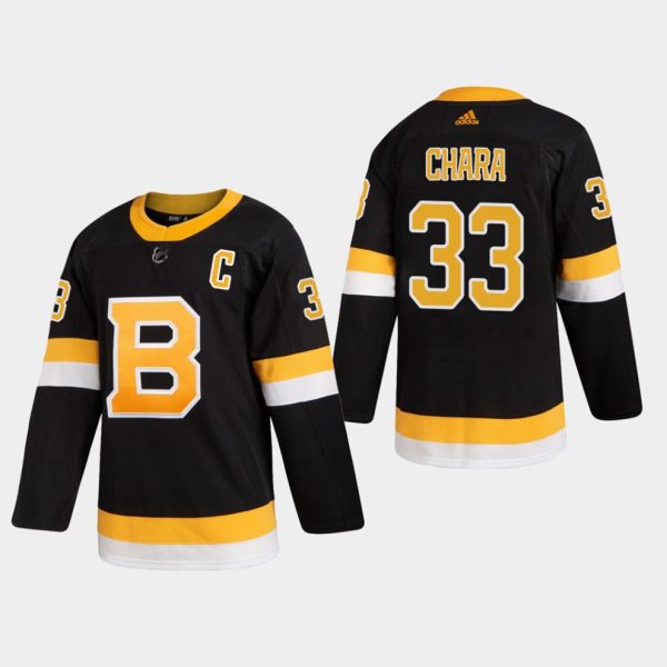 Maend-NHL-Boston-Bruins-Troeje-Zdeno-Chara-33-Alternate-Sort-Authentic-Pro