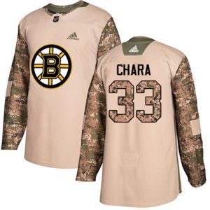 Maend-NHL-Boston-Bruins-Troeje-Zdeno-Chara-33-Authentic-Camo-Veterans-Day-Practice