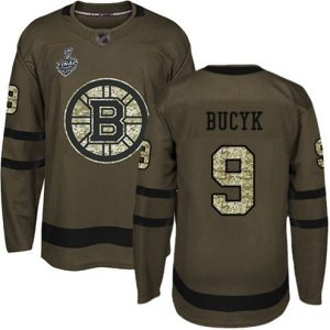 Maend-NHL-Bruins9-Johnny-Bucyk-Groen-Salute-Service-2019-Stanley-Cup