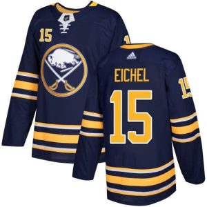 Maend-NHL-Buffalo-Sabres-Troeje-Jack-Eichel-15-Navy-Authentic