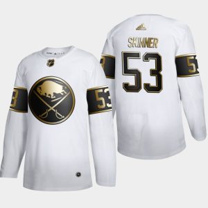 Maend-NHL-Buffalo-Sabres-Troeje-Jeff-Skinner-53-Golden-Edition-Hvid-Authentic