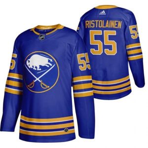 Maend-NHL-Buffalo-Sabres-Troeje-Rasmus-Ristolainen-55-2020-21-Royal-Authentic