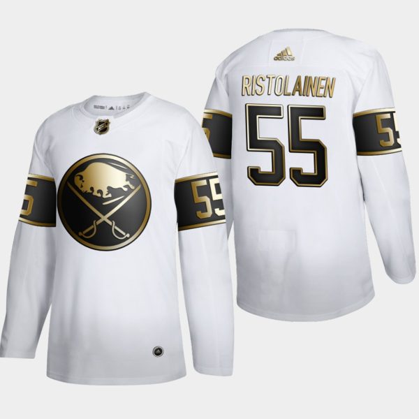 Maend-NHL-Buffalo-Sabres-Troeje-Rasmus-Ristolainen-55-Golden-Edition-Hvid-Authentic