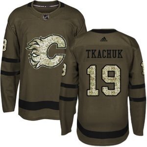 Maend-NHL-Calgary-Flames-Troeje-Matthew-Tkachuk-19-Authentic-Groen-Salute-to-Service