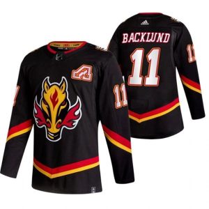 Maend-NHL-Calgary-Flames-Troeje-Mikael-Backlund-11-2022-Reverse-Retro-Sort-Authentic