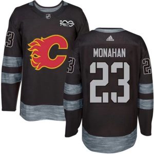 Maend-NHL-Calgary-Flames-Troeje-Sean-Monahan-23-1917-2017-100th-Anniversary-Sort-Authentic
