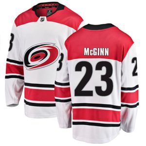 Maend-NHL-Carolina-Hurricanes-Troeje-Brock-McGinn-23-Breakaway-Hvid-Fanatics-Branded-Ude