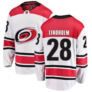 Maend-NHL-Carolina-Hurricanes-Troeje-Elias-Lindholm-28-Breakaway-Hvid-Fanatics-Branded-Ude