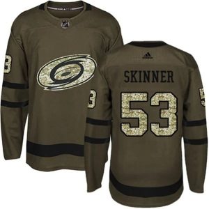 Maend-NHL-Carolina-Hurricanes-Troeje-Jeff-Skinner-53-Camo-Groen-Authentic