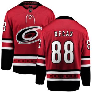 Maend-NHL-Carolina-Hurricanes-Troeje-Martin-Necas-88-Breakaway-Roed-Fanatics-Branded-Hjemme