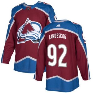 Maend-NHL-Colorado-Avalanche-Troeje-Gabriel-Landeskog-92-Authentic-Burgundy-Roed-Hjemme