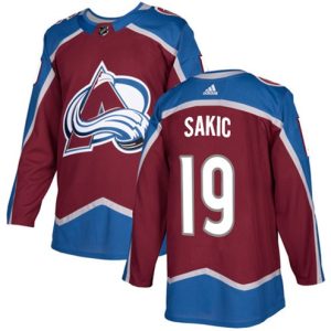 Maend-NHL-Colorado-Avalanche-Troeje-Joe-Sakic-19-Authentic-Burgundy-Roed-Hjemme