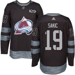 Maend-NHL-Colorado-Avalanche-Troeje-Joe-Sakic-19-Authentic-Sort-1917-2017-100th-Anniversary