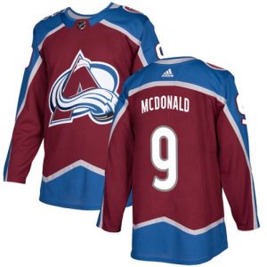 Maend-NHL-Colorado-Avalanche-Troeje-Lanny-McDonald-9-Authentic-Burgundy-Roed-Hjemme