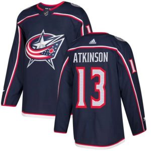 Maend-NHL-Columbus-Blue-Jackets-Troeje-Cam-Atkinson-13-Navy-Authentic