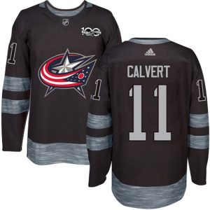 Maend-NHL-Columbus-Blue-Jackets-Troeje-Matt-Calvert-11-Authentic-Sort-1917-2017-100th-Anniversary