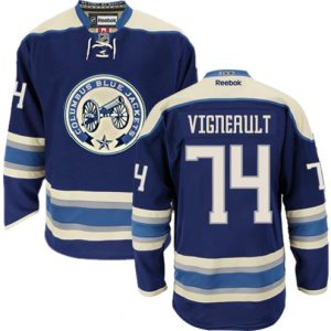 Maend-NHL-Columbus-Blue-Jackets-Troeje-Sam-Vigneault-74-Reebok-Third