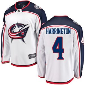 Maend-NHL-Columbus-Blue-Jackets-Troeje-Scott-Harrington-4-Breakaway-Hvid-Fanatics-Branded-Ude