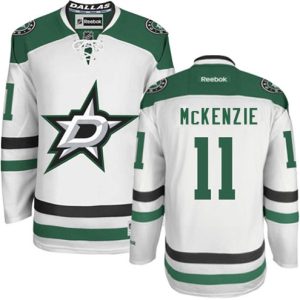 Maend-NHL-Dallas-Stars-Troeje-Curtis-McKenzie-11-Reebok-Hvid-Ude